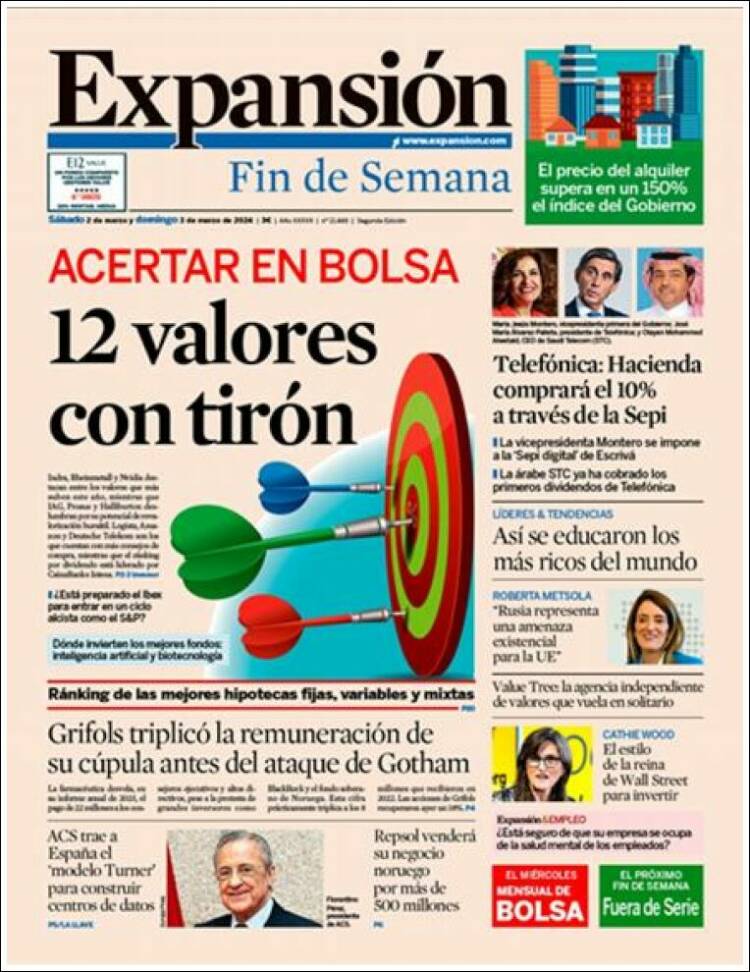 Portada de Expansión (Espa&ntilde;a)