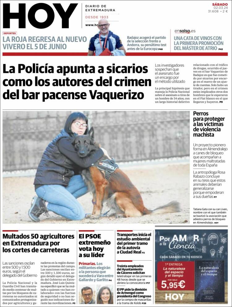Portada de Hoy - Caceres (España)