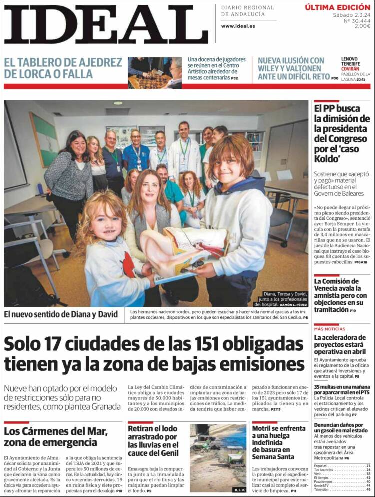 Portada de Ideal (España)