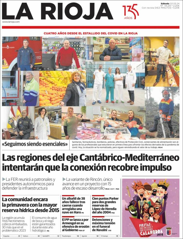 Portada de La Rioja (España)