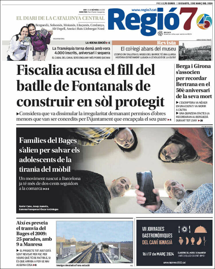 Portada de Regio7 (España)