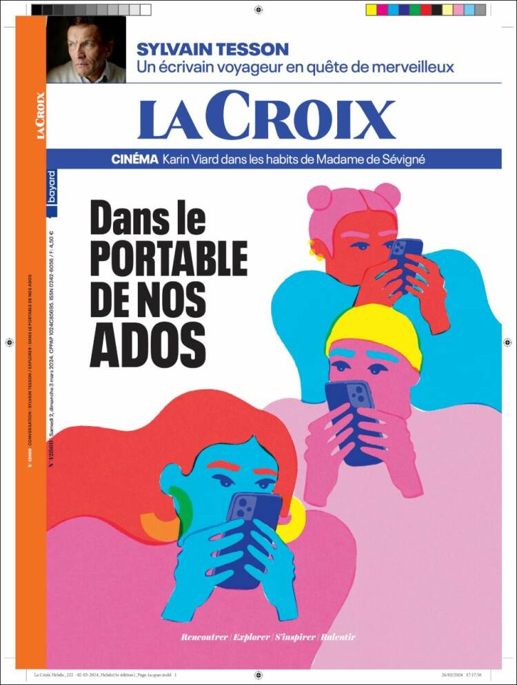 Portada de La Croix (Francia)