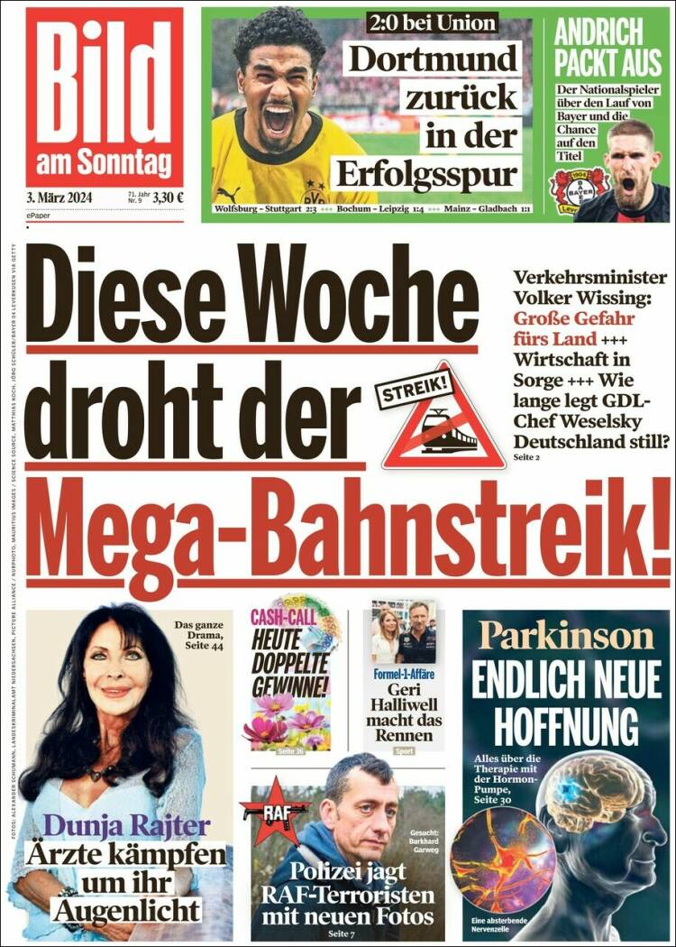Portada de Bild (Alemania)