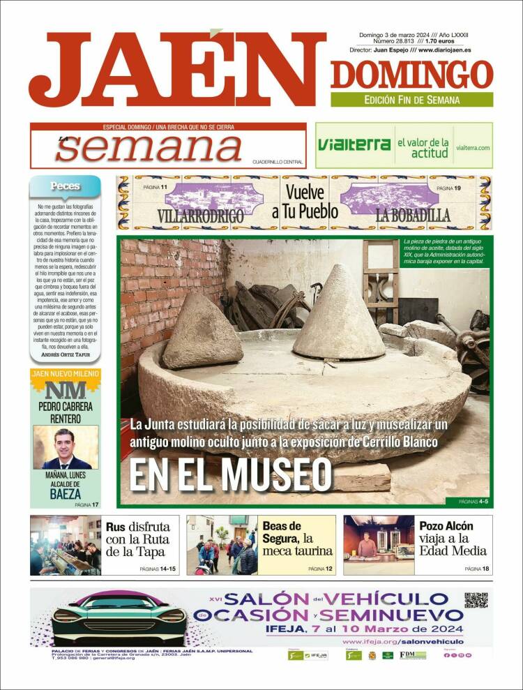 Portada de Diario Jaén (España)