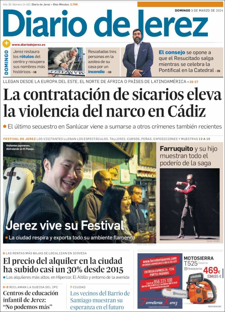 Portada de Diario de Jerez (España)
