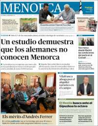 Portada de Menorca - Diario Insular (España)