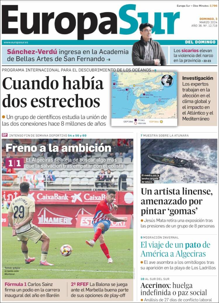 Portada de Europa Sur (España)