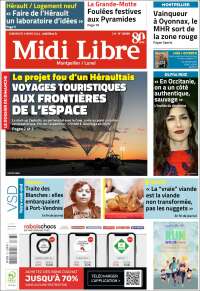 Portada de Midi Libre (Francia)