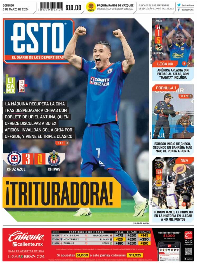 Portada de Esto (M&eacute;xico)