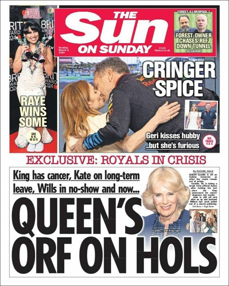 Portada de The Sun (Reino Unido)