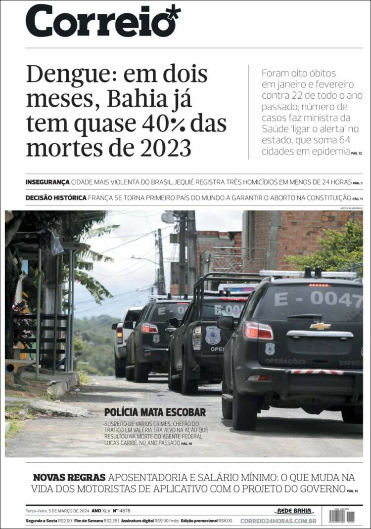 Portada de Correio* (Brasil)