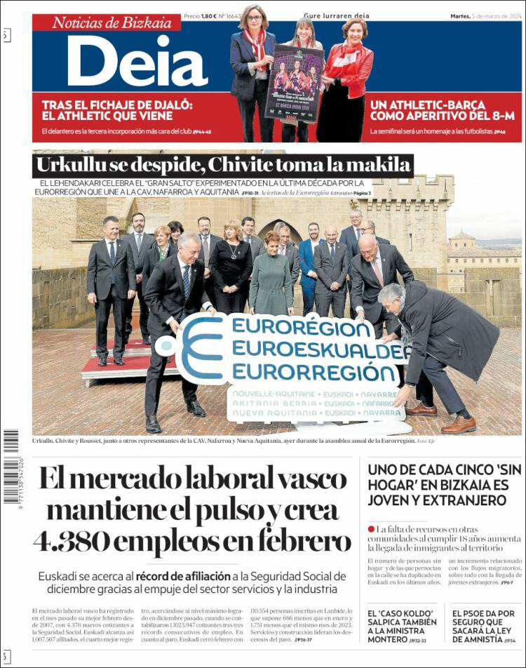 Portada de Deia (España)
