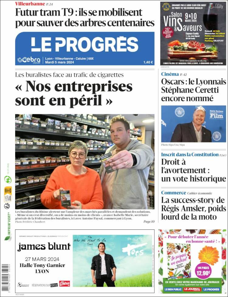 Portada de Progres de Fecamp (Francia)