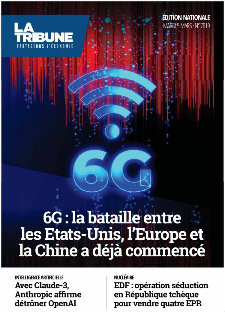 Portada de La Tribune (Francia)