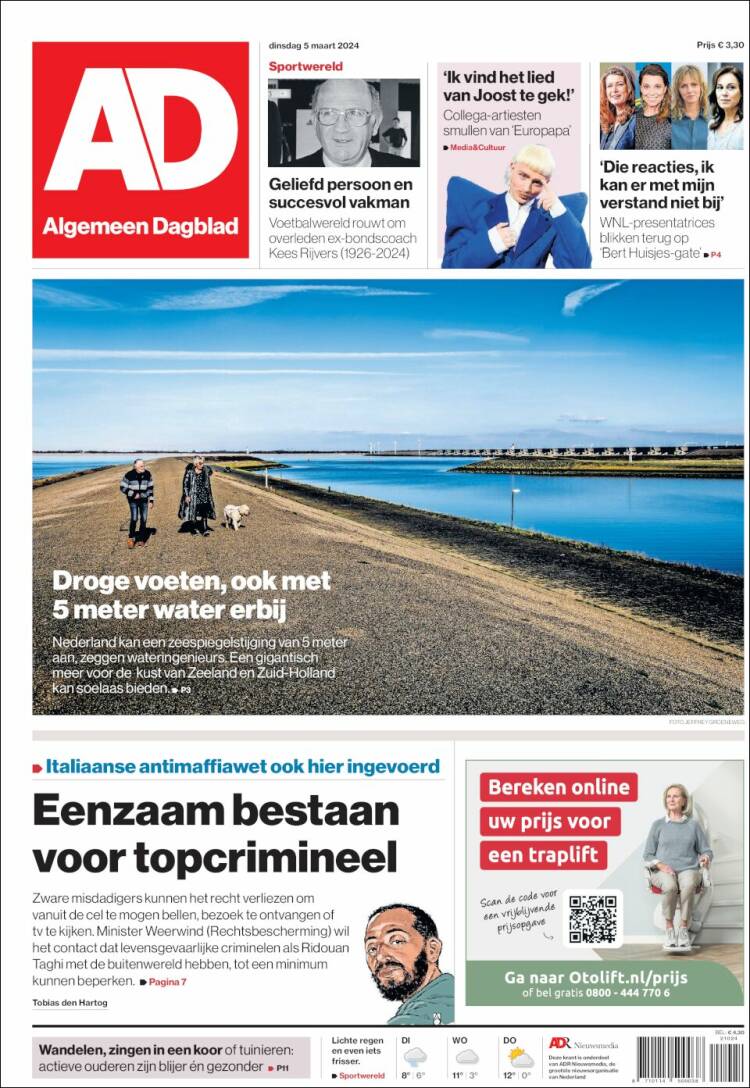 Portada de AD (Pa&iacute;ses Bajos)