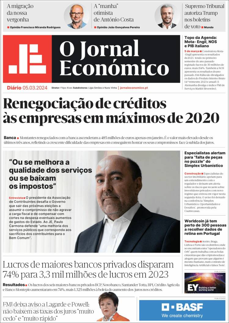 Portada de Oje (Portugal)