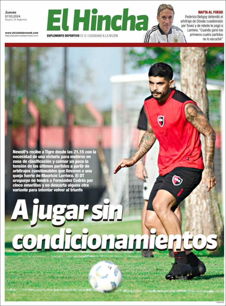 Portada de El Hincha (Argentina)