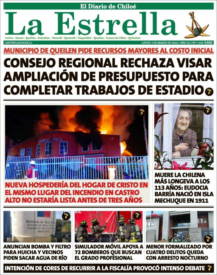 Portada de Estrella de Chiloé (Chile)