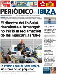 Portada de Periódico de Ibiza (España)