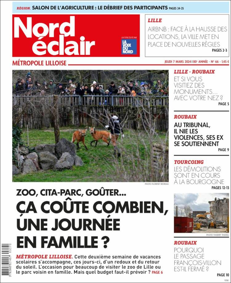 Portada de Nord Éclair (Francia)