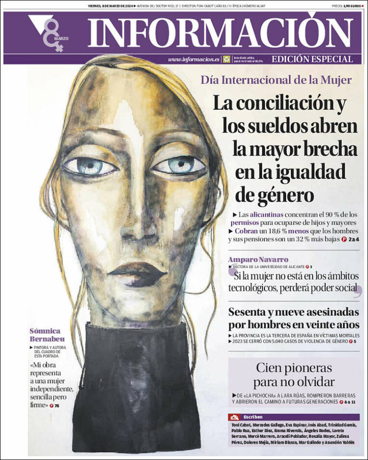 Portada de Diario Información (España)