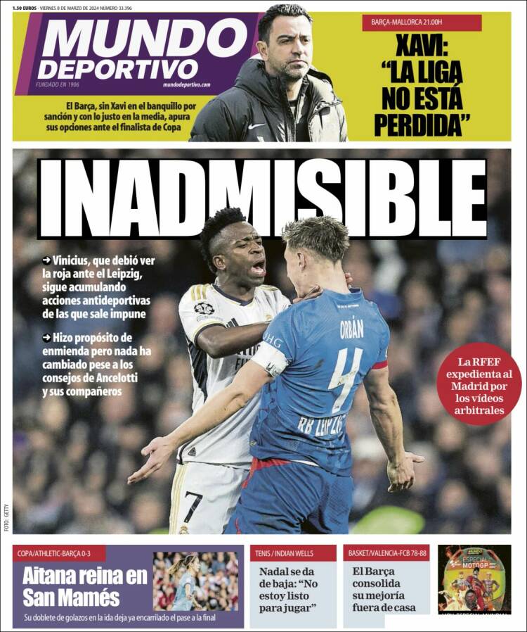 Portada de El Mundo Deportivo (España)