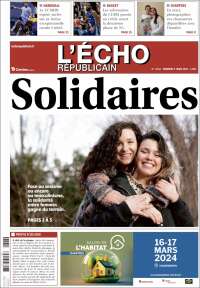 Portada de L'Echo Républicain (Francia)