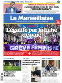 Portada de La Marseillaise (Francia)