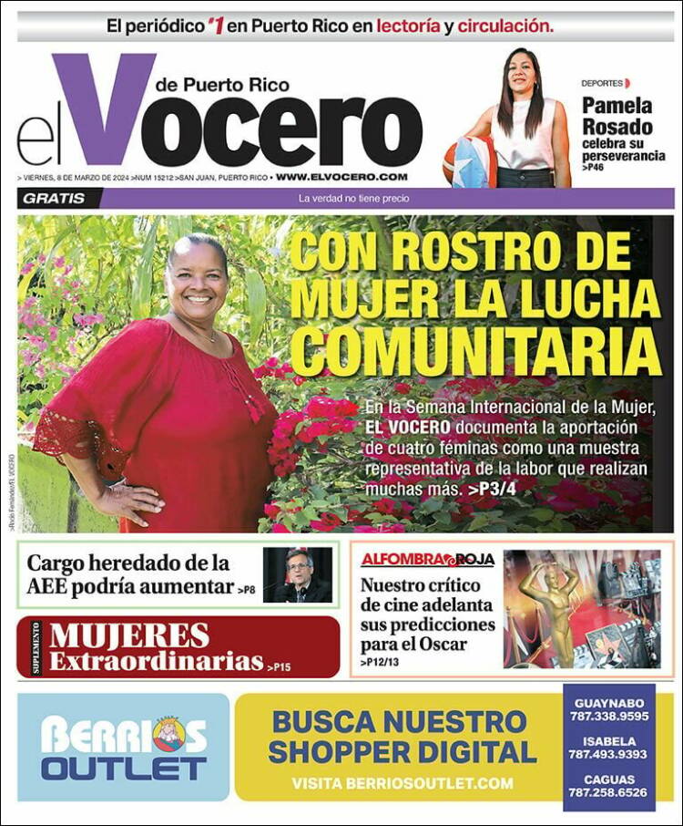 Portada de Vocero (Puerto Rico)