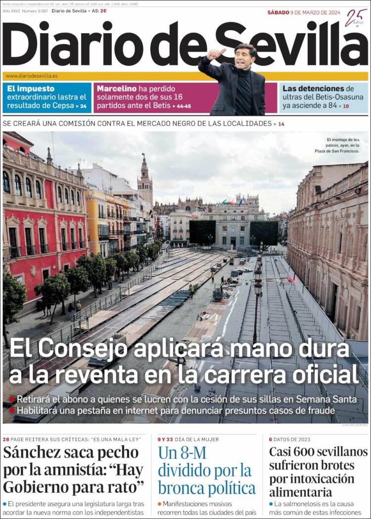 Portada de Diario de Sevilla (Espa&ntilde;a)