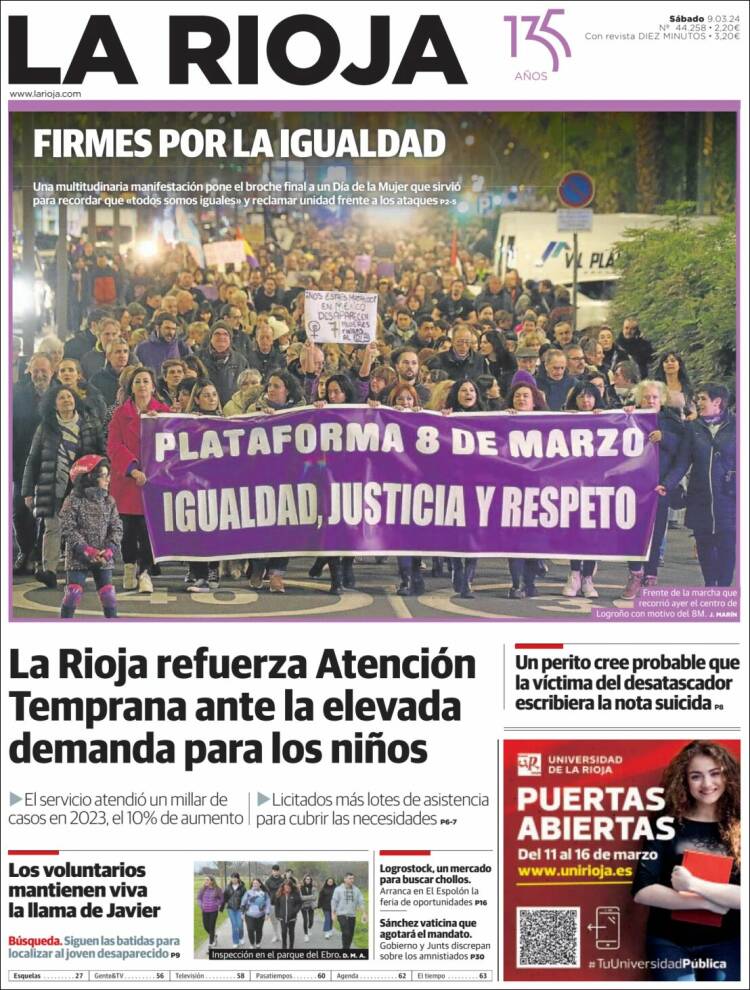 Portada de La Rioja (España)