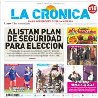 Portada de La Crónica de Baja California (México)