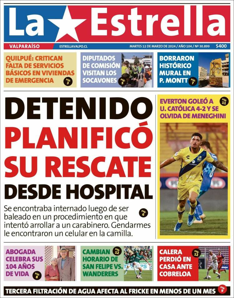 Portada de Estrella de Valparaiso (Chile)