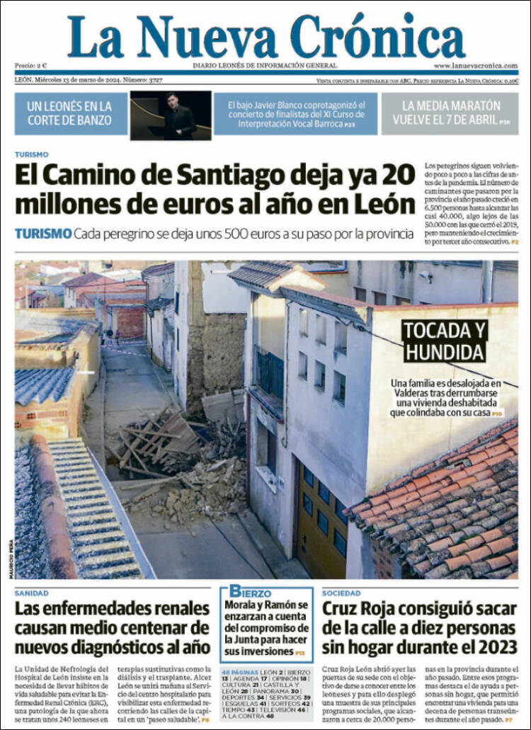 Portada de La Nueva Crónica (España)