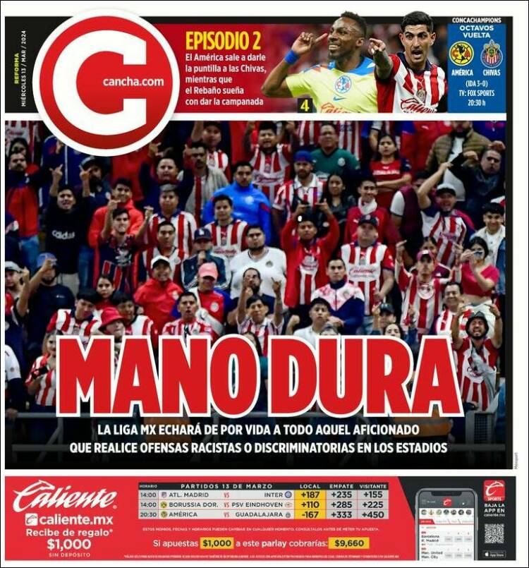 Portada de Cancha (México)