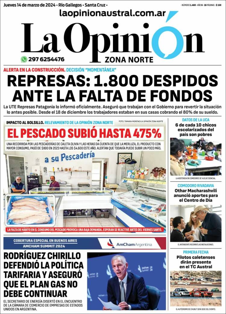 Portada de La Opinión Zona Norte (Argentina)