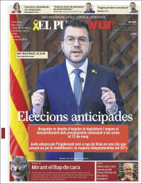 Portada de El Punt Avui (España)