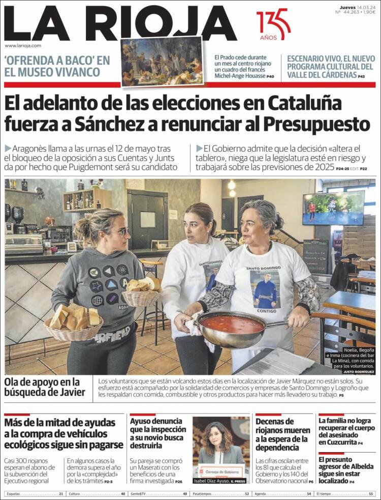 Portada de La Rioja (España)