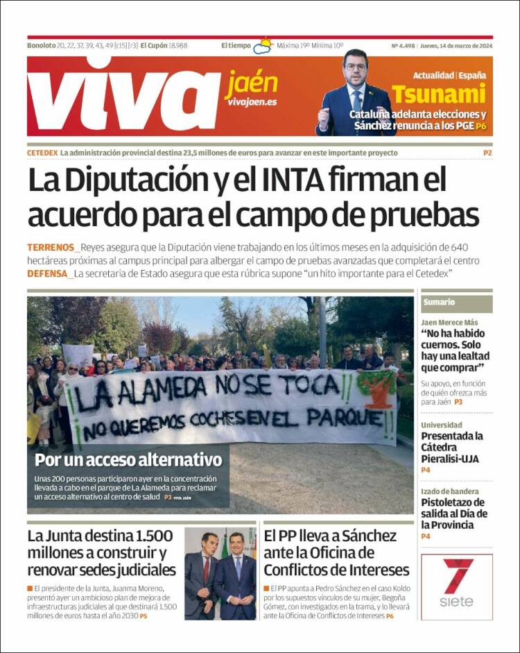 Portada de Viva Jaén (España)