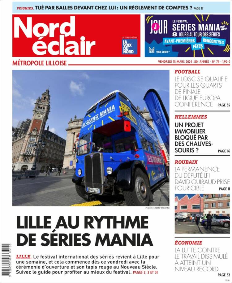 Portada de Nord Éclair (Francia)