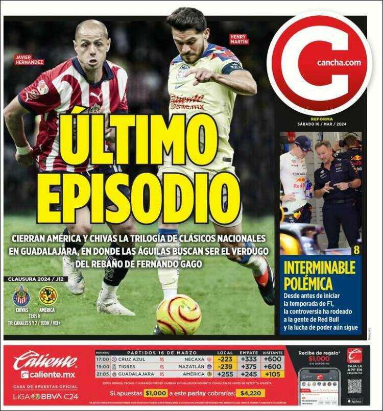 Portada de Cancha (M&eacute;xico)