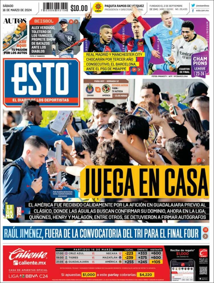 Portada de Esto (M&eacute;xico)