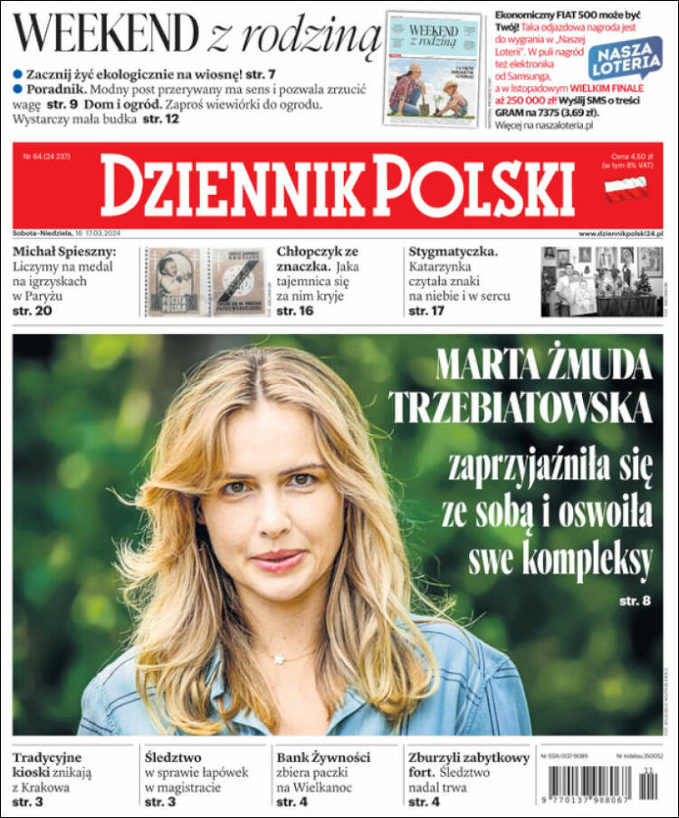 Portada de Dziennik (Polonia)