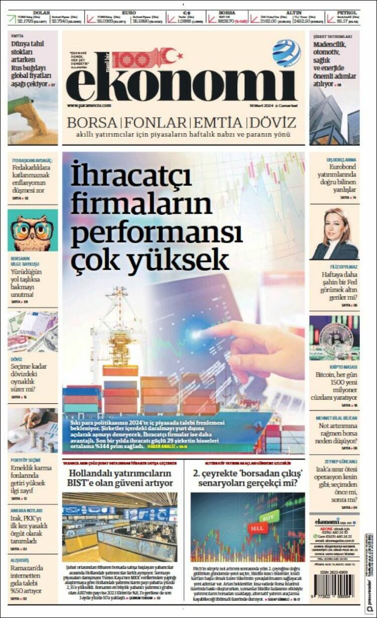 Portada de Dünya (Turqu&iacute;a)