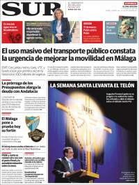 Portada de Diario el Sur (España)