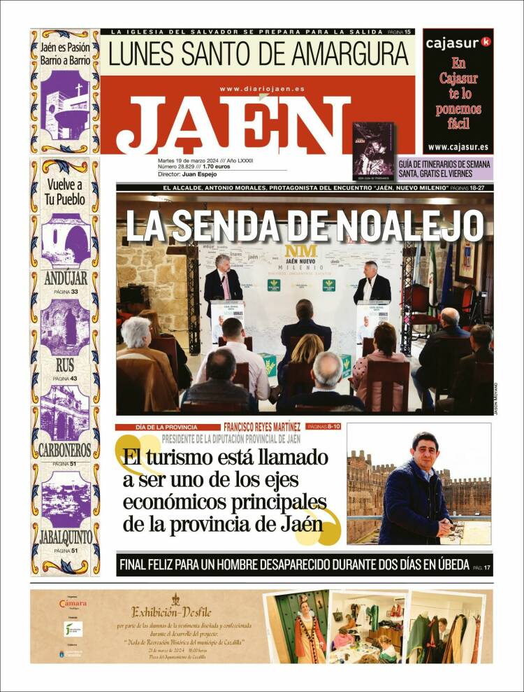 Portada de Diario Jaén (Espa&ntilde;a)