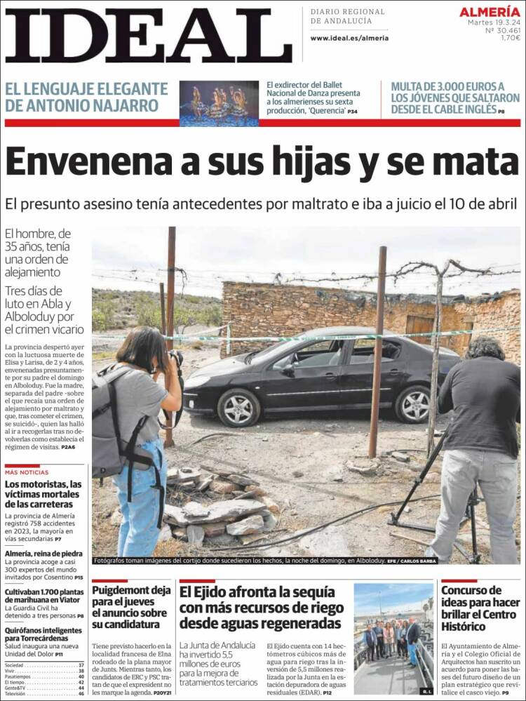 Portada de Ideal Almeria (Espa&ntilde;a)