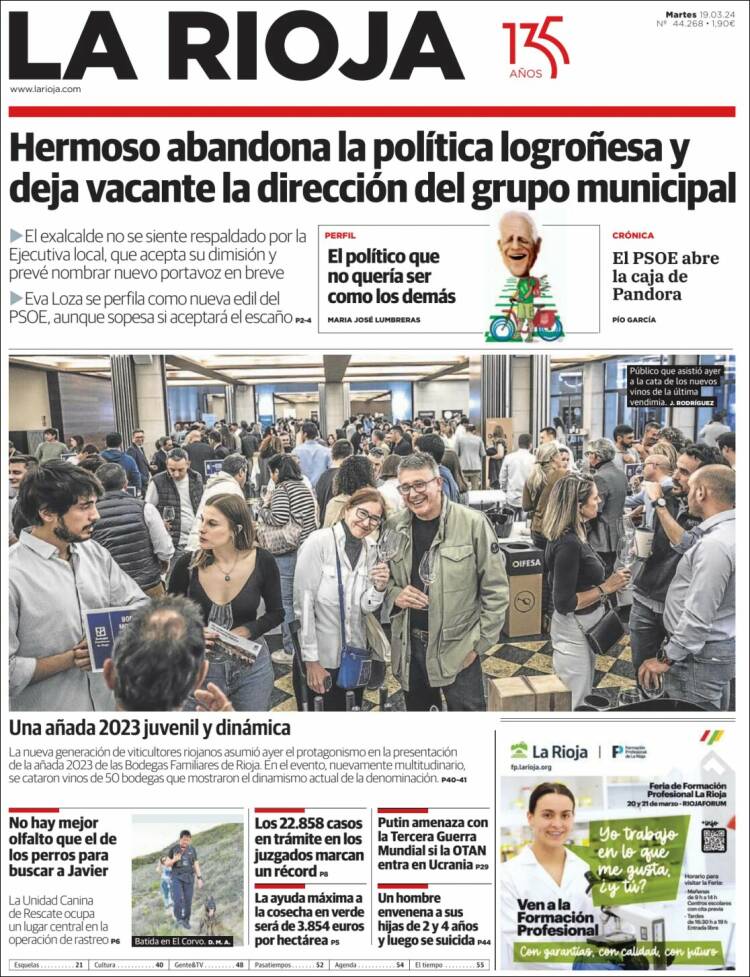 Portada de La Rioja (Espa&ntilde;a)