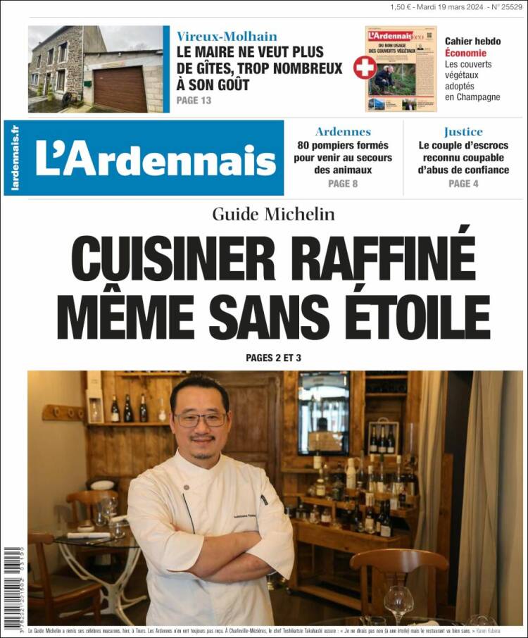 Portada de L'Ardenais (Francia)