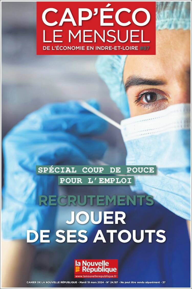 Portada de La Nouvelle Republique (Francia)